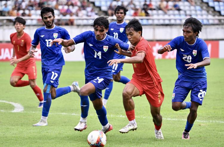 Myanmar takes top spot in group after defeating Maldives Myanmar secured the top spot in Group K of the Development Phase by winning all three matches played, accumulating nine points.